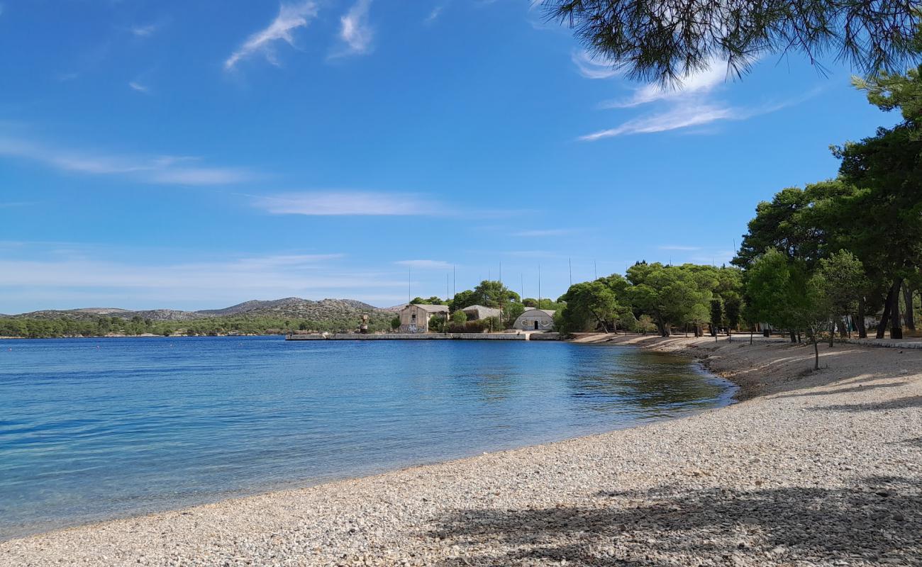 Photo of Uvala Minerska bay with rocks cover surface