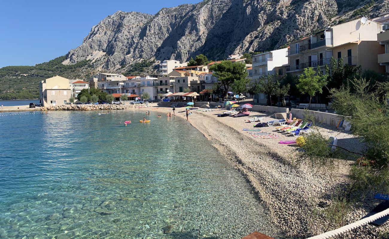 Photo of Beach Soline with light fine pebble surface