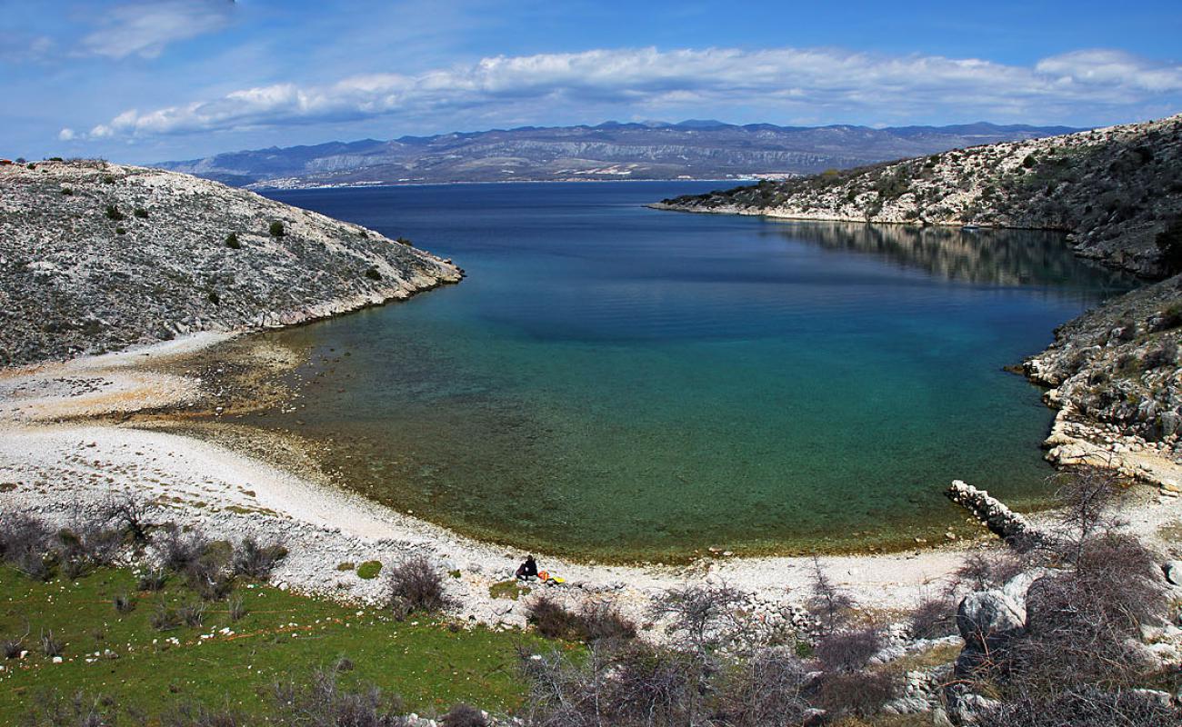 Photo of Uvala Srscica Beach with rocks cover surface