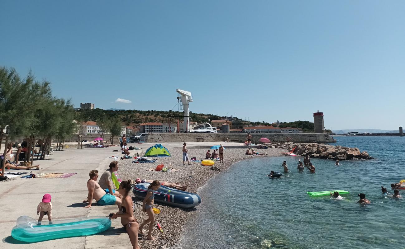 Photo of Plaza Senj with gray pebble surface