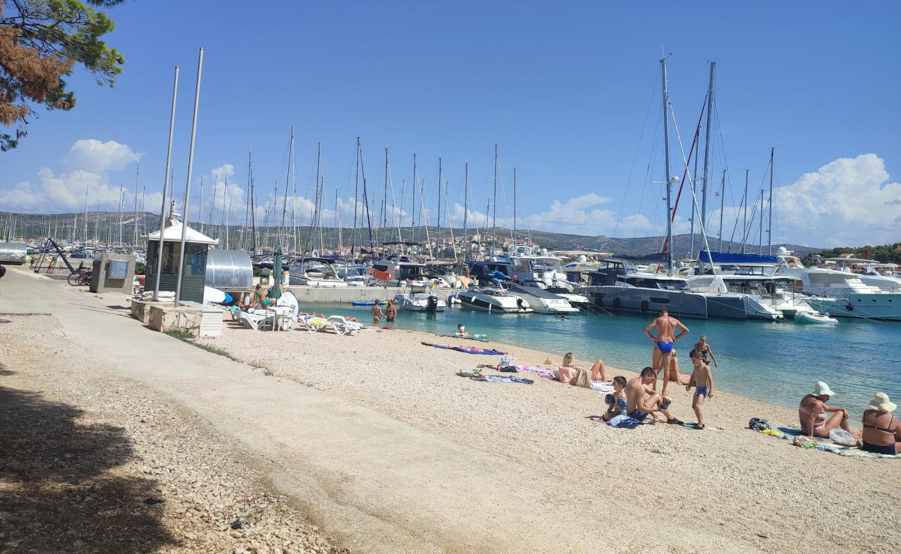 Photo of Marina Frapa Beach with gray fine pebble surface