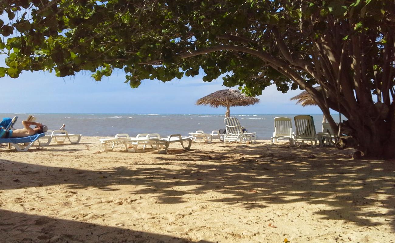 Photo of Jibacoa resort with bright fine sand surface