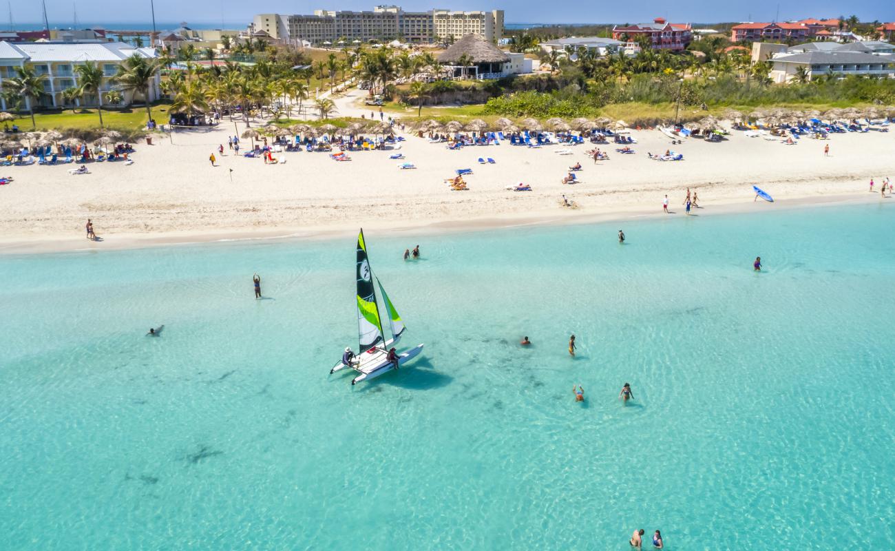 Photo of Mangoncito beach with bright fine sand surface