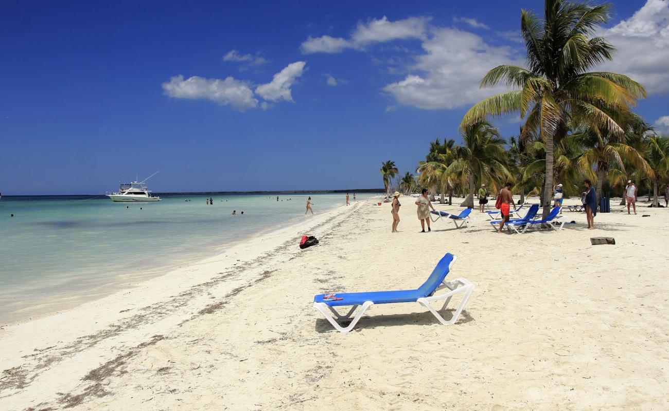 Photo of Cayo Blanco with white fine sand surface