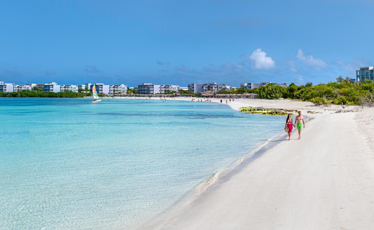 Photo of Santa Maria beach with bright fine sand surface