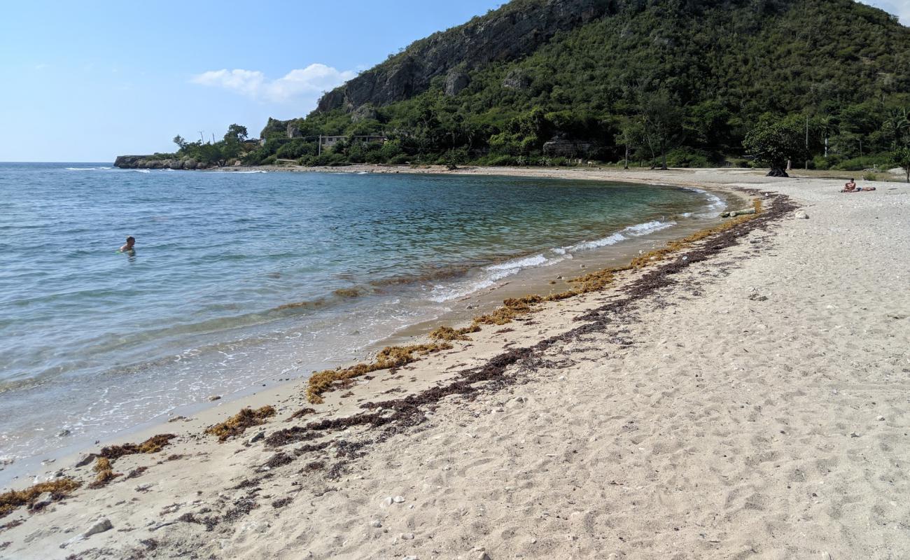 Photo of Playa Juragua with bright fine sand surface