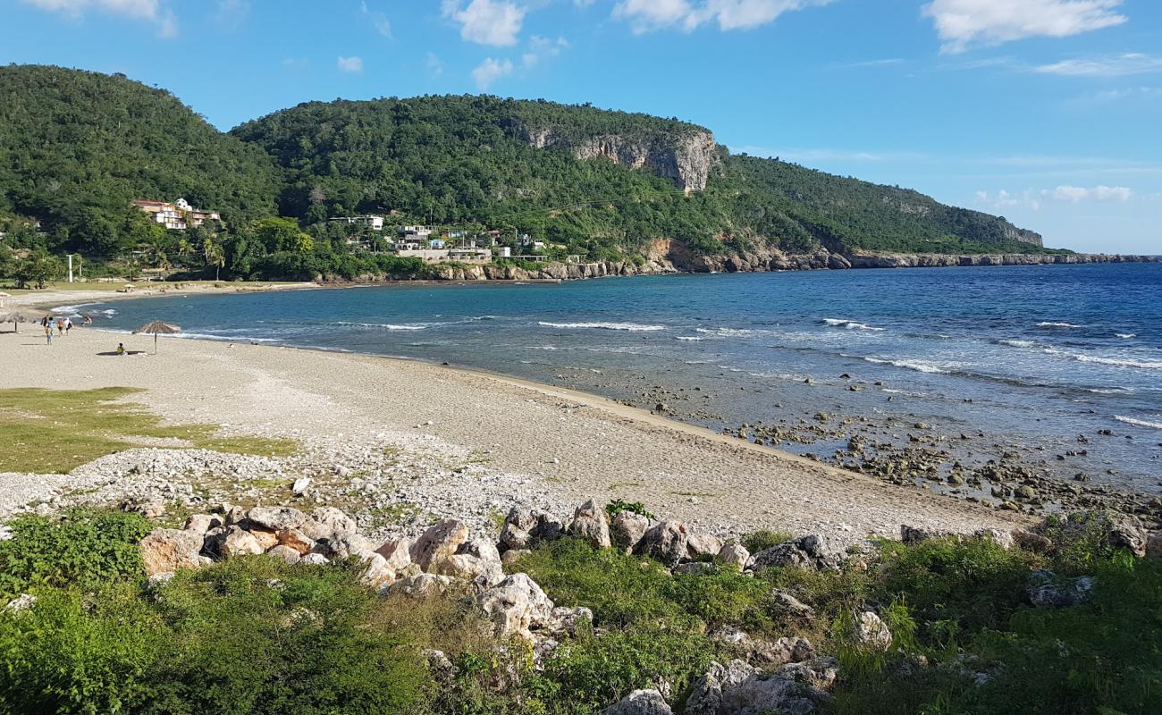 Photo of Playa de Siboney with light pebble surface