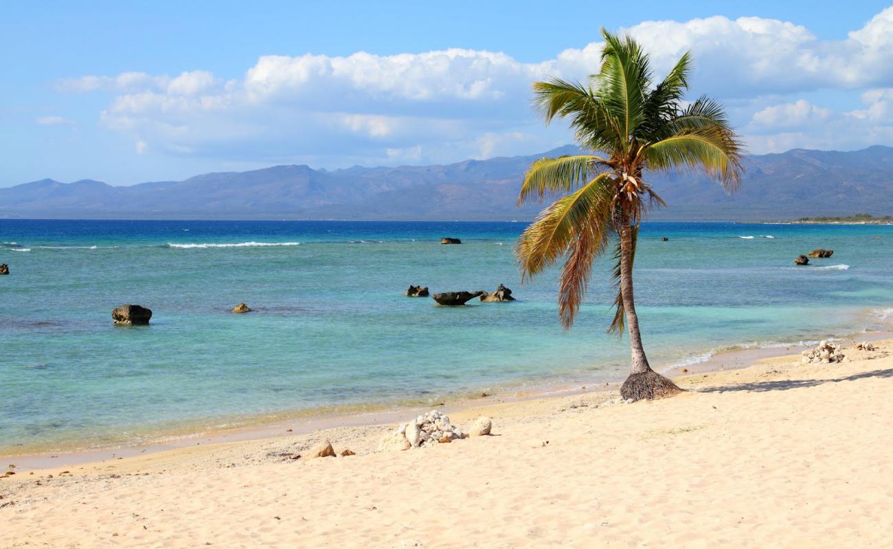 Photo of Maria Aguilar Beach with bright sand surface