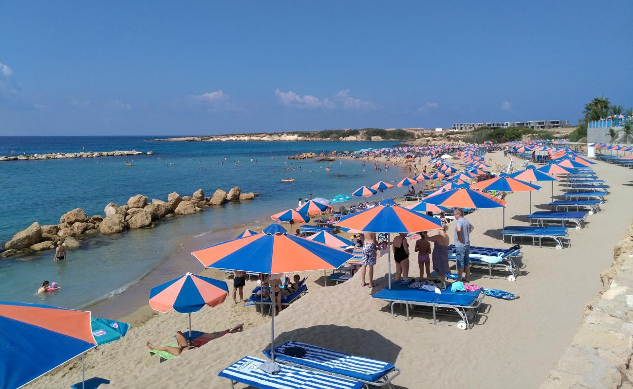 Photo of Laourou beach with bright fine sand surface