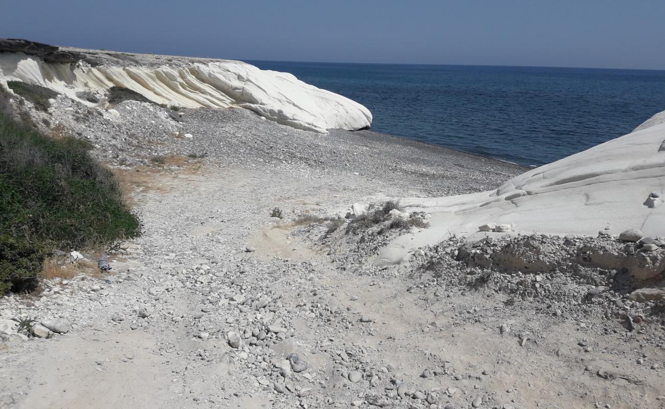 Photo of Limassol Dog's beach with gray pebble surface