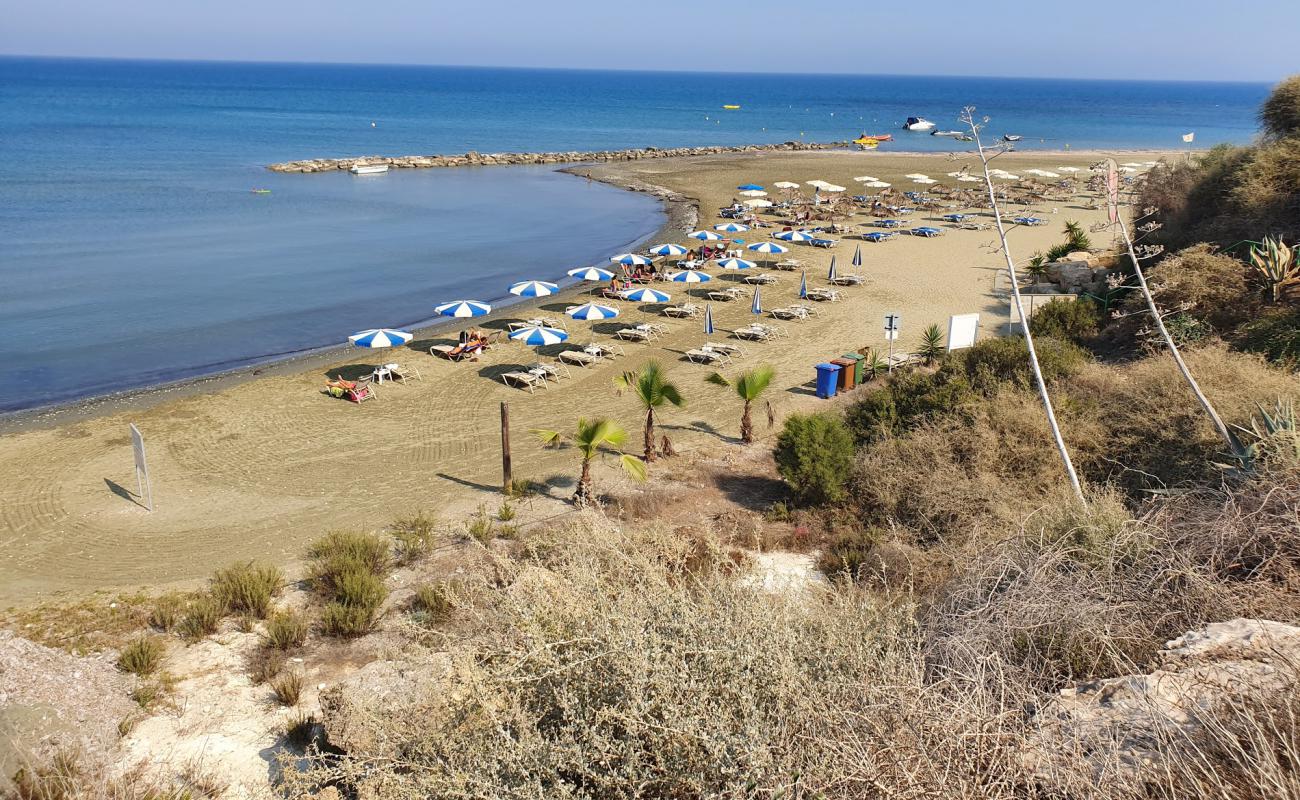 Photo of Faros beach with gray sand surface