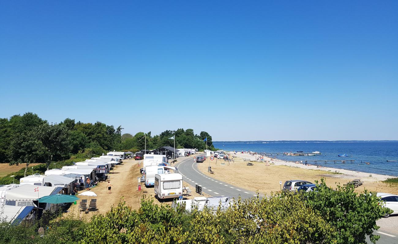 Photo of Loddenhoj Beach with light sand &  pebble surface