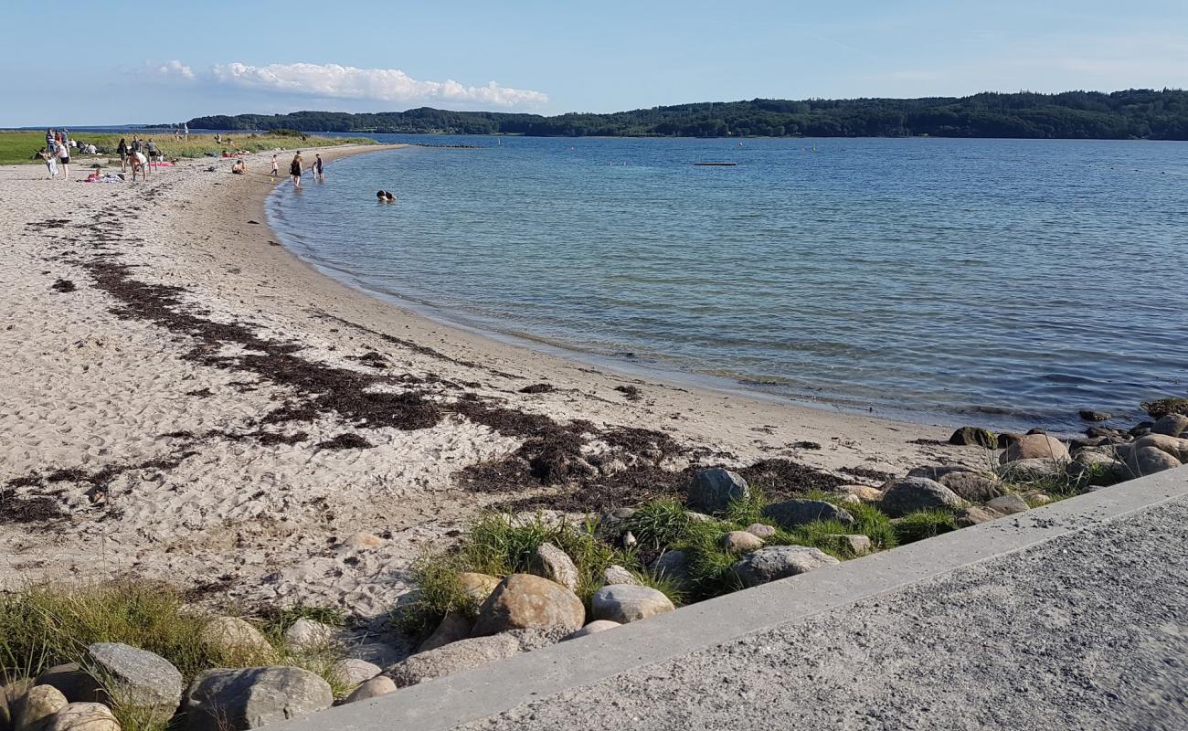 Photo of Tirsbak Beach with light sand &  pebble surface