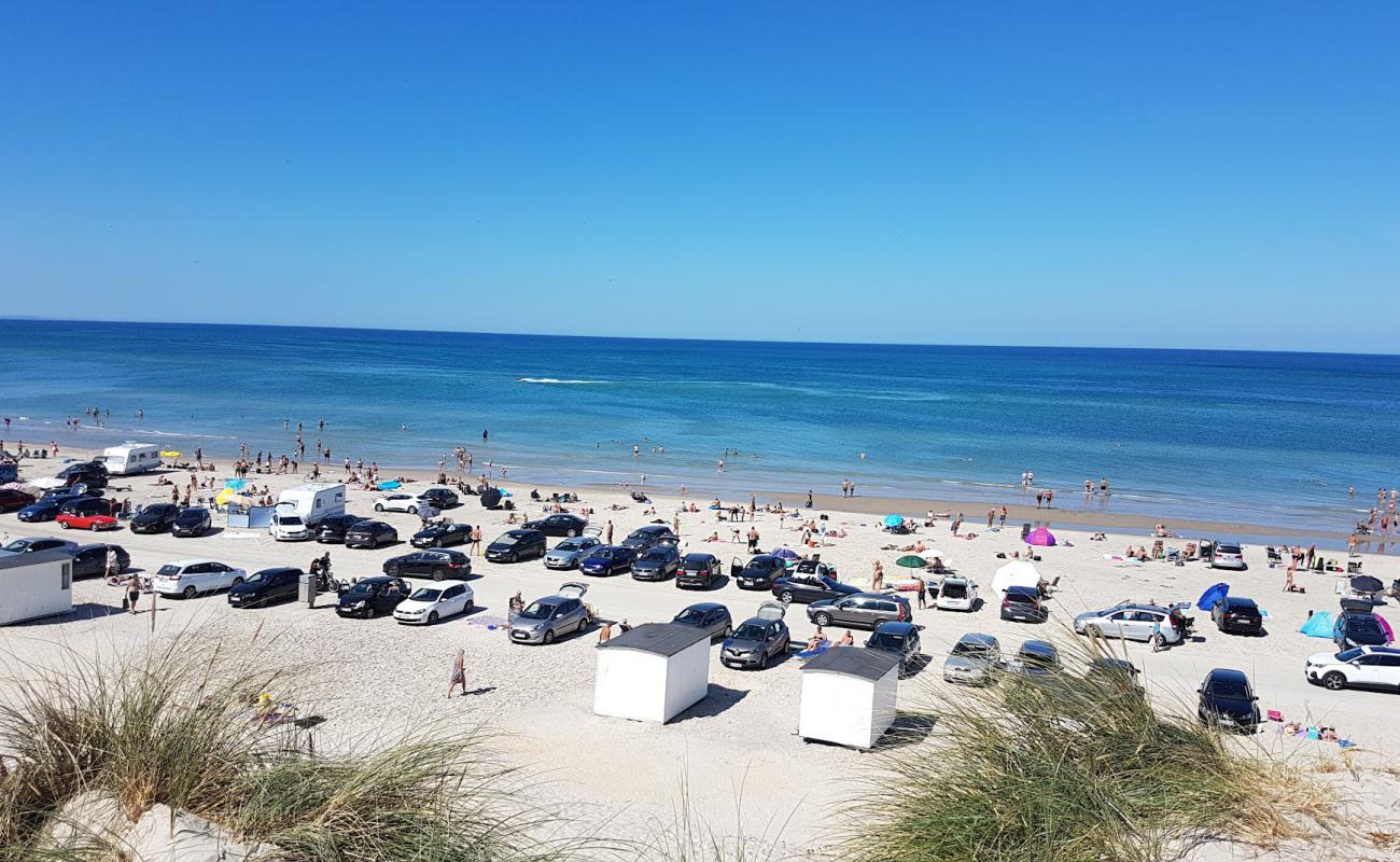 Photo of Blokhus Beach with bright fine sand surface