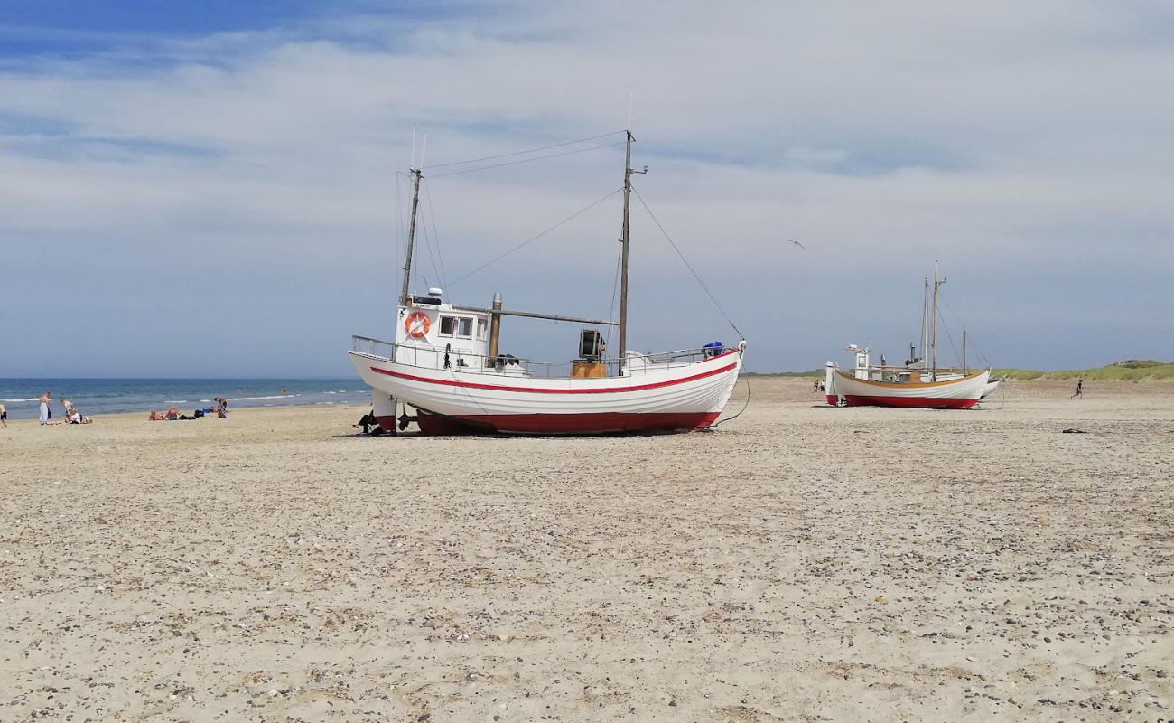 Photo of Slette Beach with light sand &  pebble surface