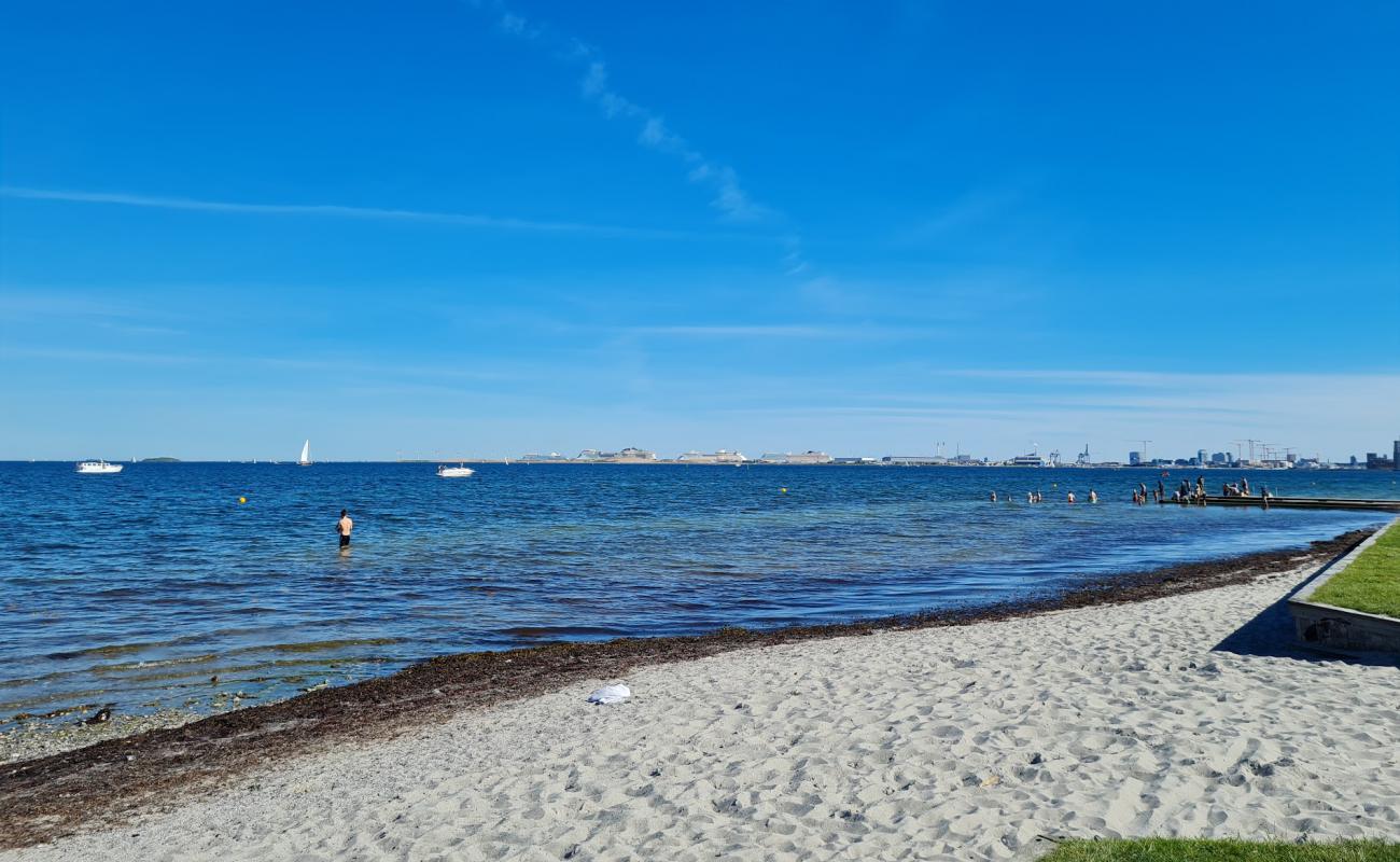 Photo of Charlottenlund Beach with bright sand surface