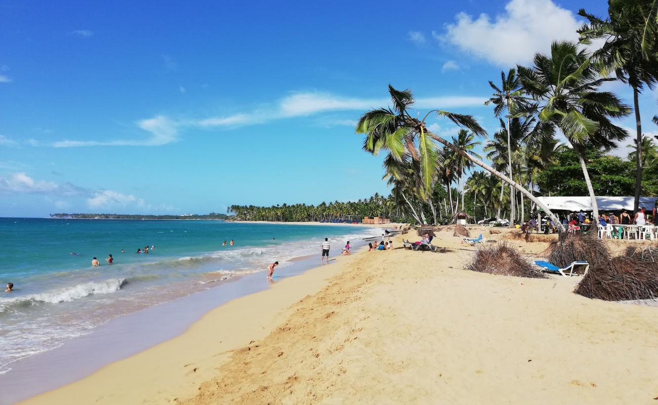 Photo of Playa Coson with bright fine sand surface