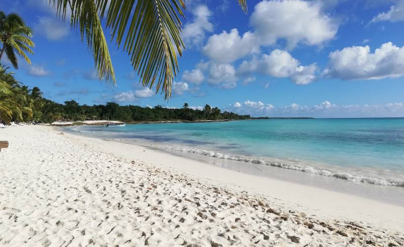 Photo of Bavaro Beach with bright fine sand surface