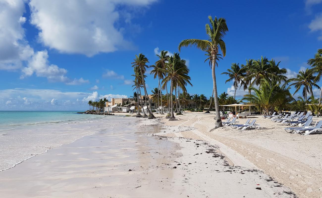 Photo of Juanillo Beach with white fine sand surface