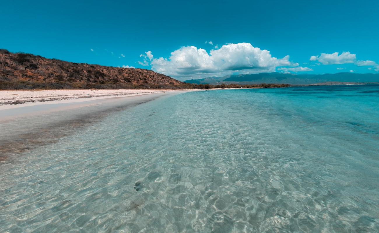 Photo of Blanca beach with bright fine sand surface