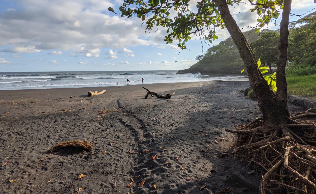 Photo of Shalpa Beach with gray sand surface