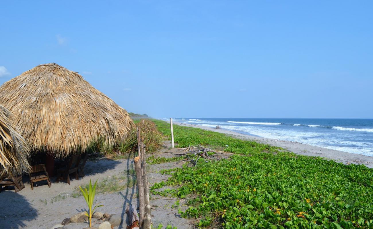 Photo of Amatal beach with gray sand surface