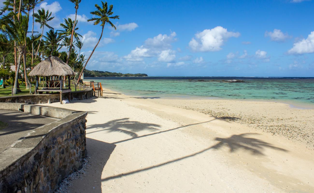 Photo of Fiji Hideaway Beach with bright sand & rocks surface