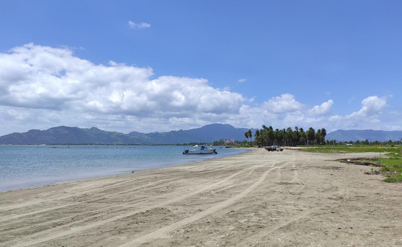 Photo of Wailoaloa Beach with gray sand surface