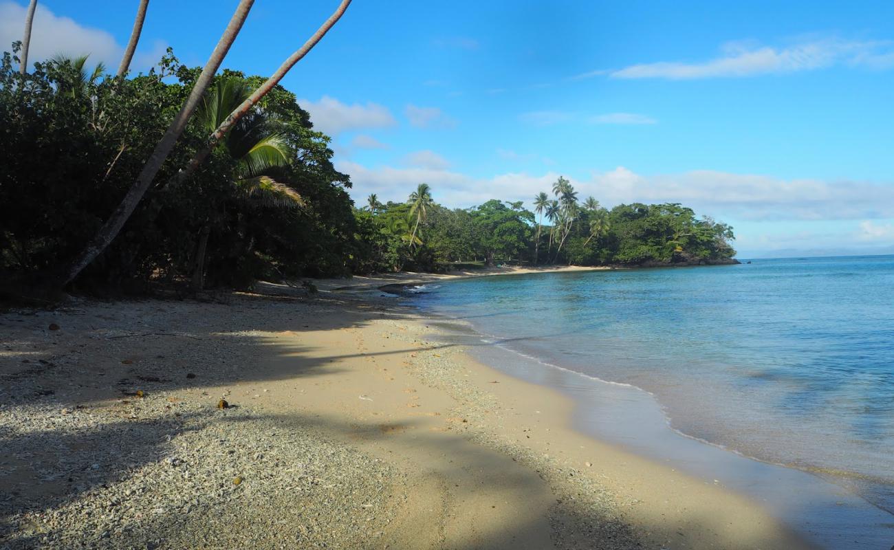 Photo of Vacala Bay Beach with bright shell sand surface