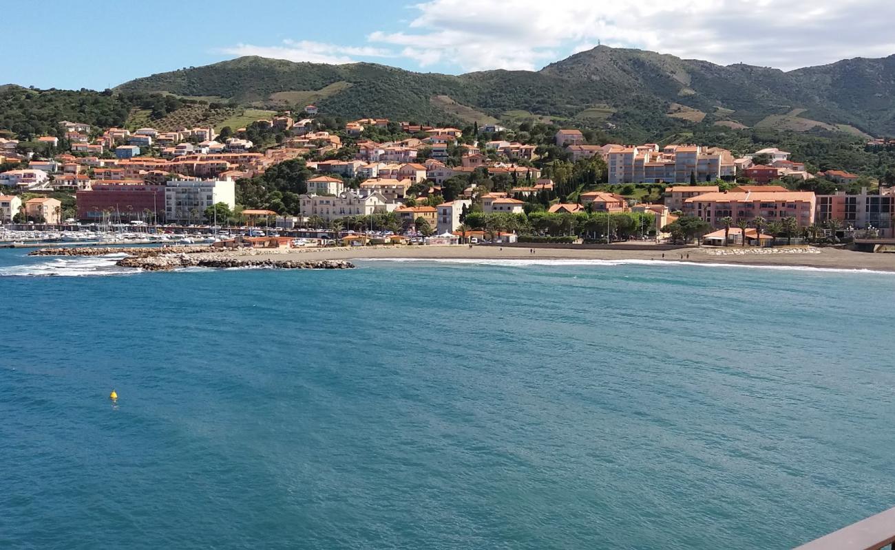 Photo of Banyuls sur Mer beach with gray pebble surface