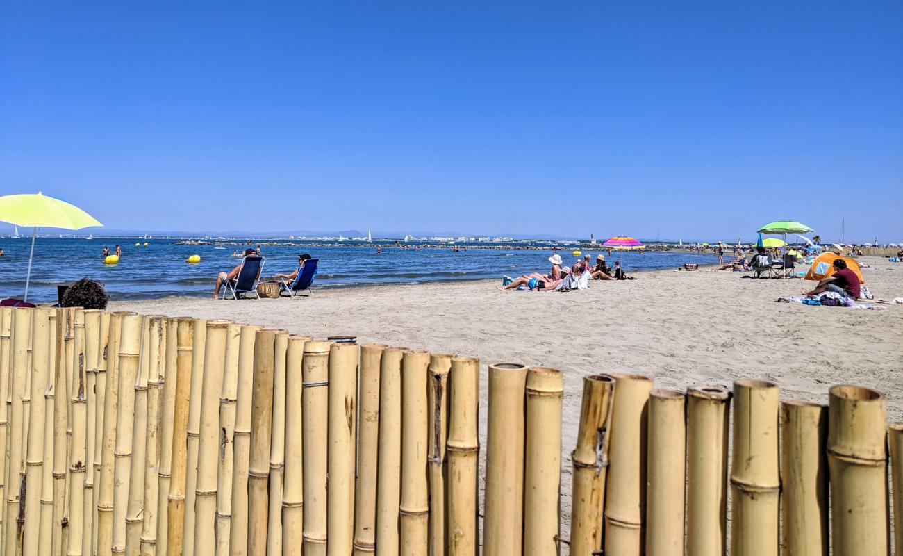 Photo of Port Camargue beach with bright fine sand surface