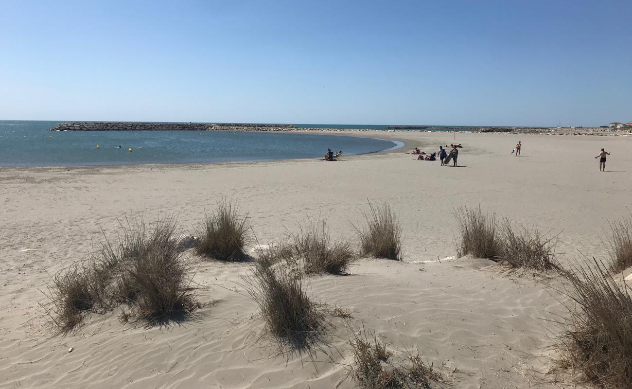 Photo of St. Marie de la Mer with bright fine sand surface