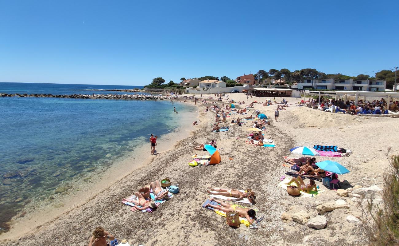 Photo of Sausset-les-Pins beach II with bright sand surface