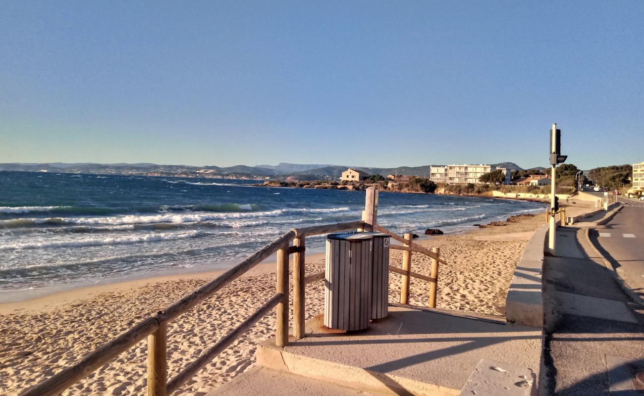 Photo of Plage du Cros with bright sand surface