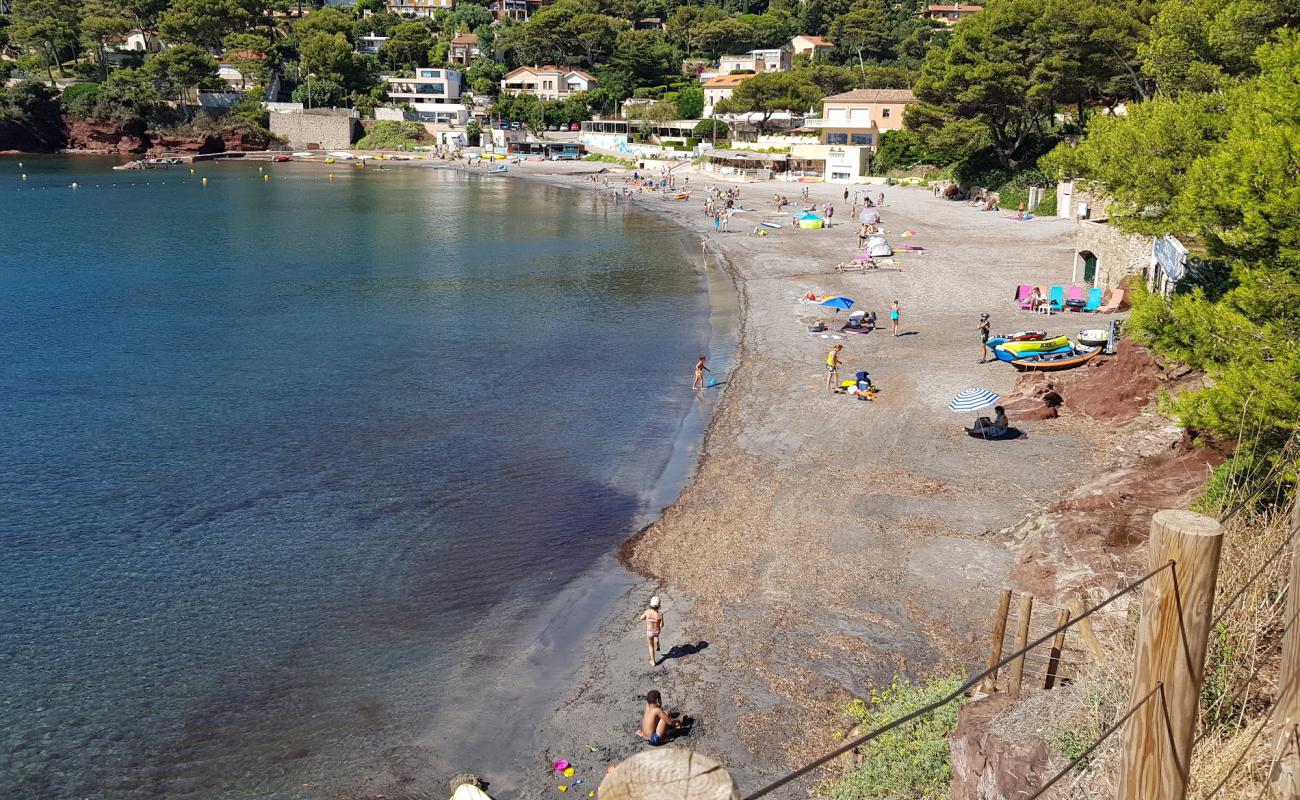 Photo of Plage de Fabregas with black sand & pebble surface