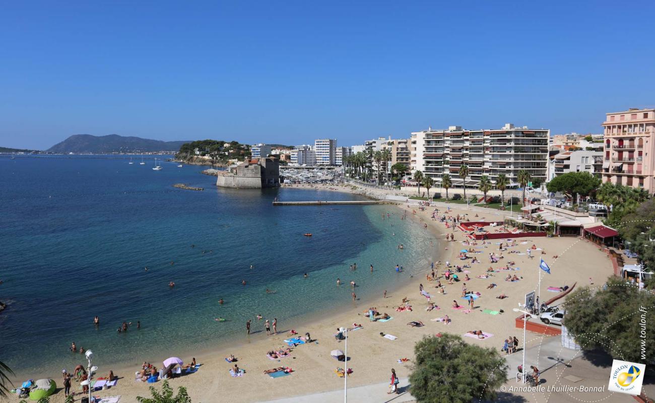 Photo of Plages du Mourillon with bright sand surface