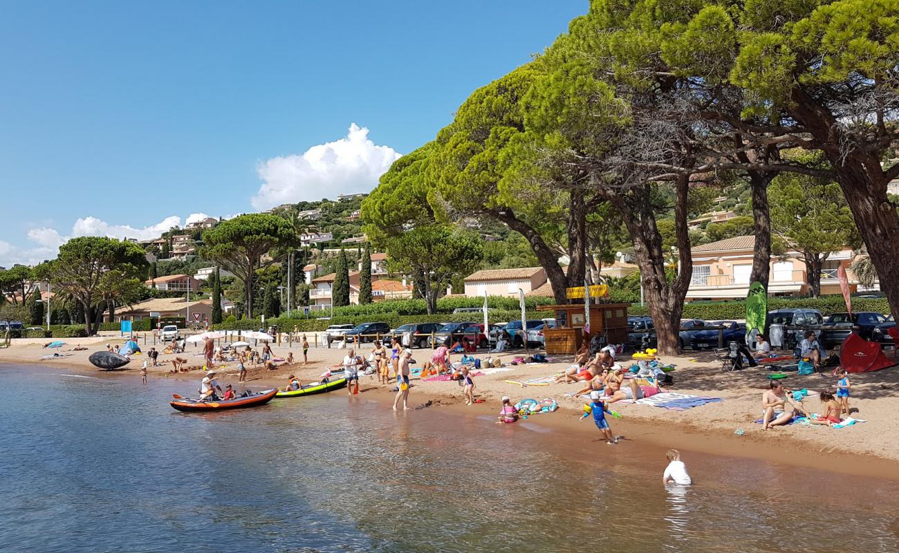 Photo of Agay Beach with bright sand surface