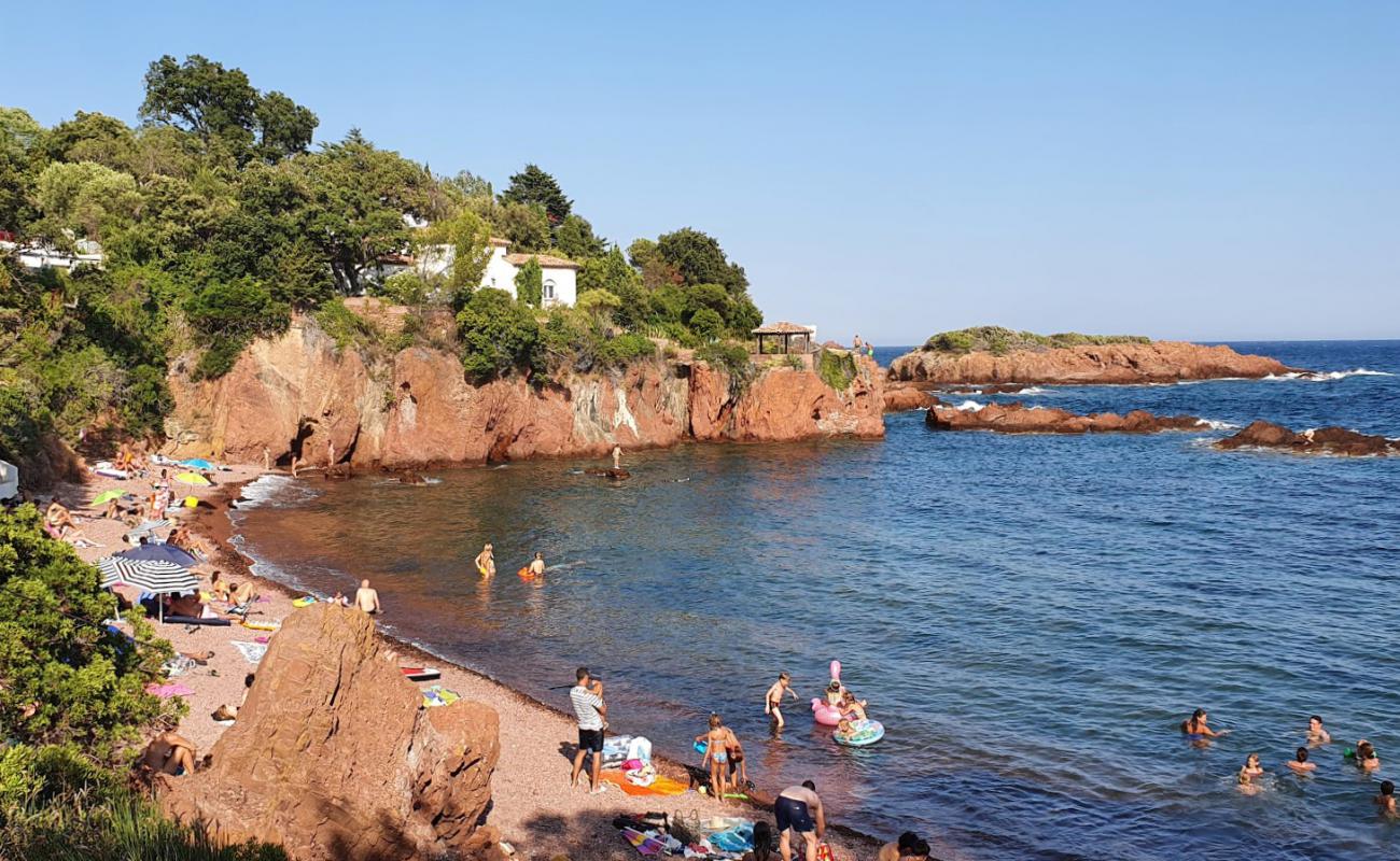 Photo of Beach Crique Baumette with light pebble surface