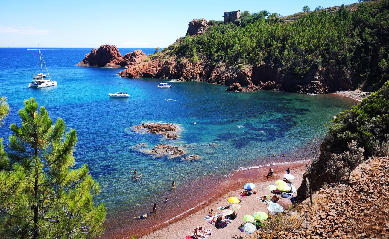 Photo of Calanque de Maubois with brown pebble surface