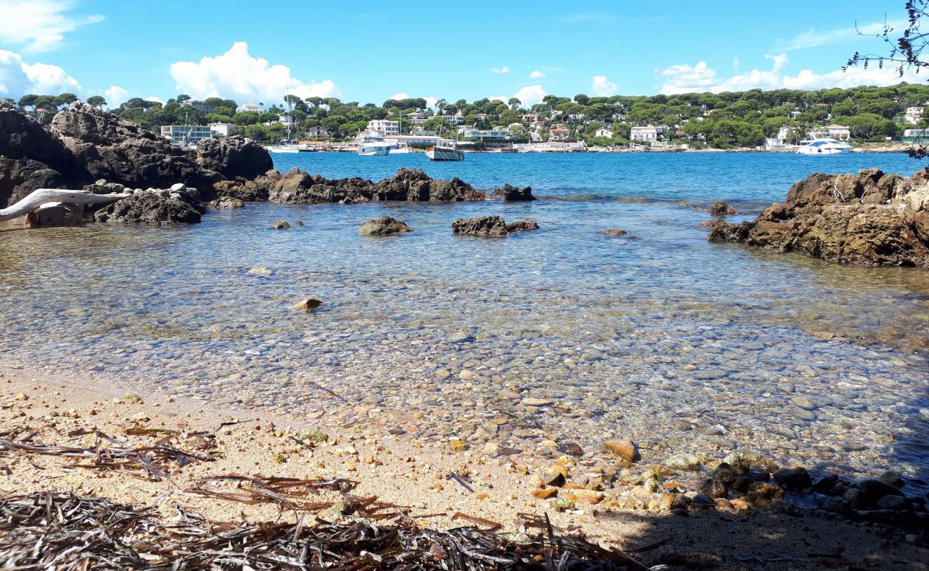 Photo of Criques de la Garoupe with light pebble surface