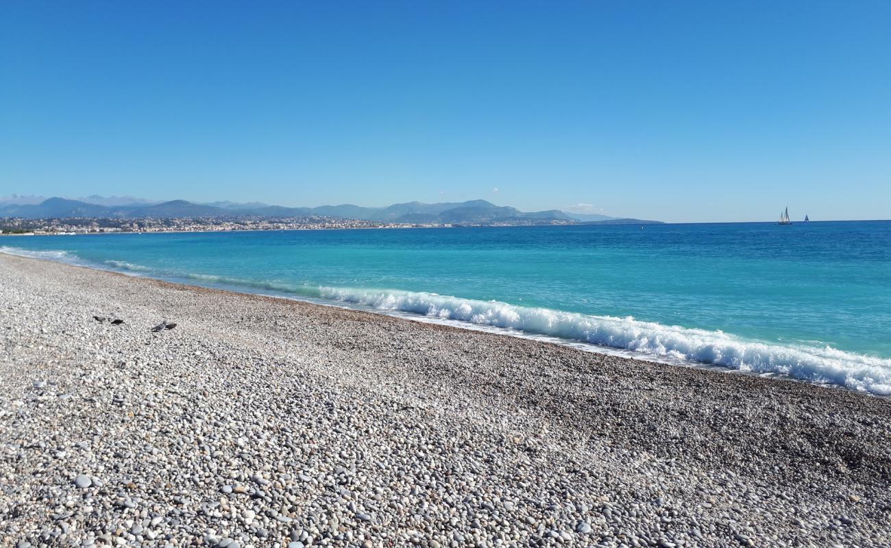 Photo of Plage d'Antibes with light pebble surface