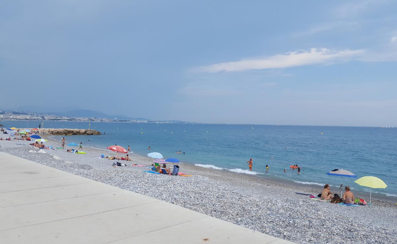 Photo of Plage de I'Hippodrome with light pebble surface