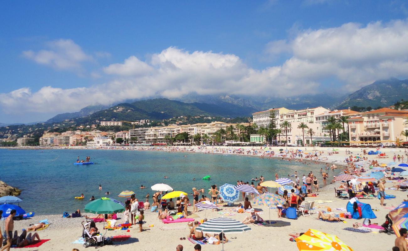 Photo of Plage de Fossan with light pebble surface