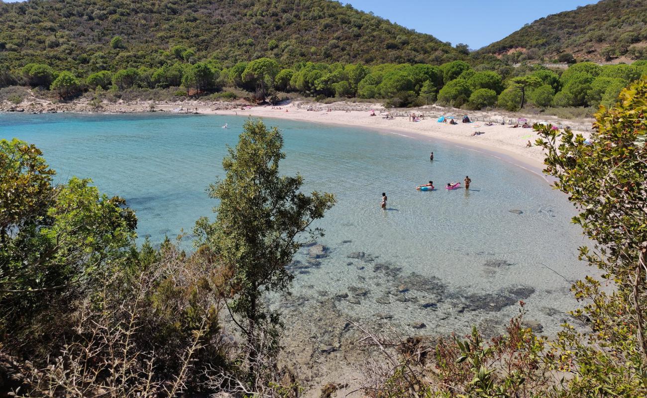 Photo of Plage de Fautea with bright fine sand surface