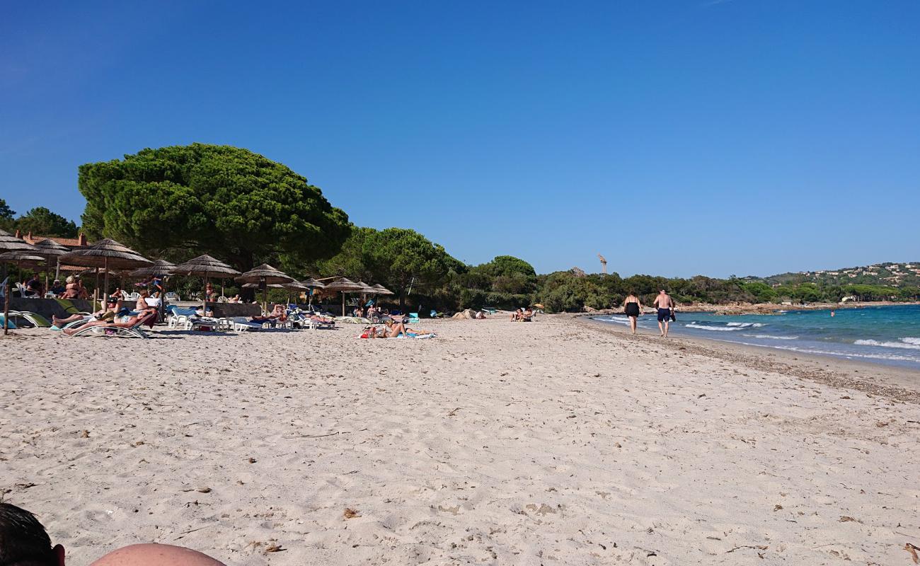 Photo of Plage de Pinarellu with bright sand surface