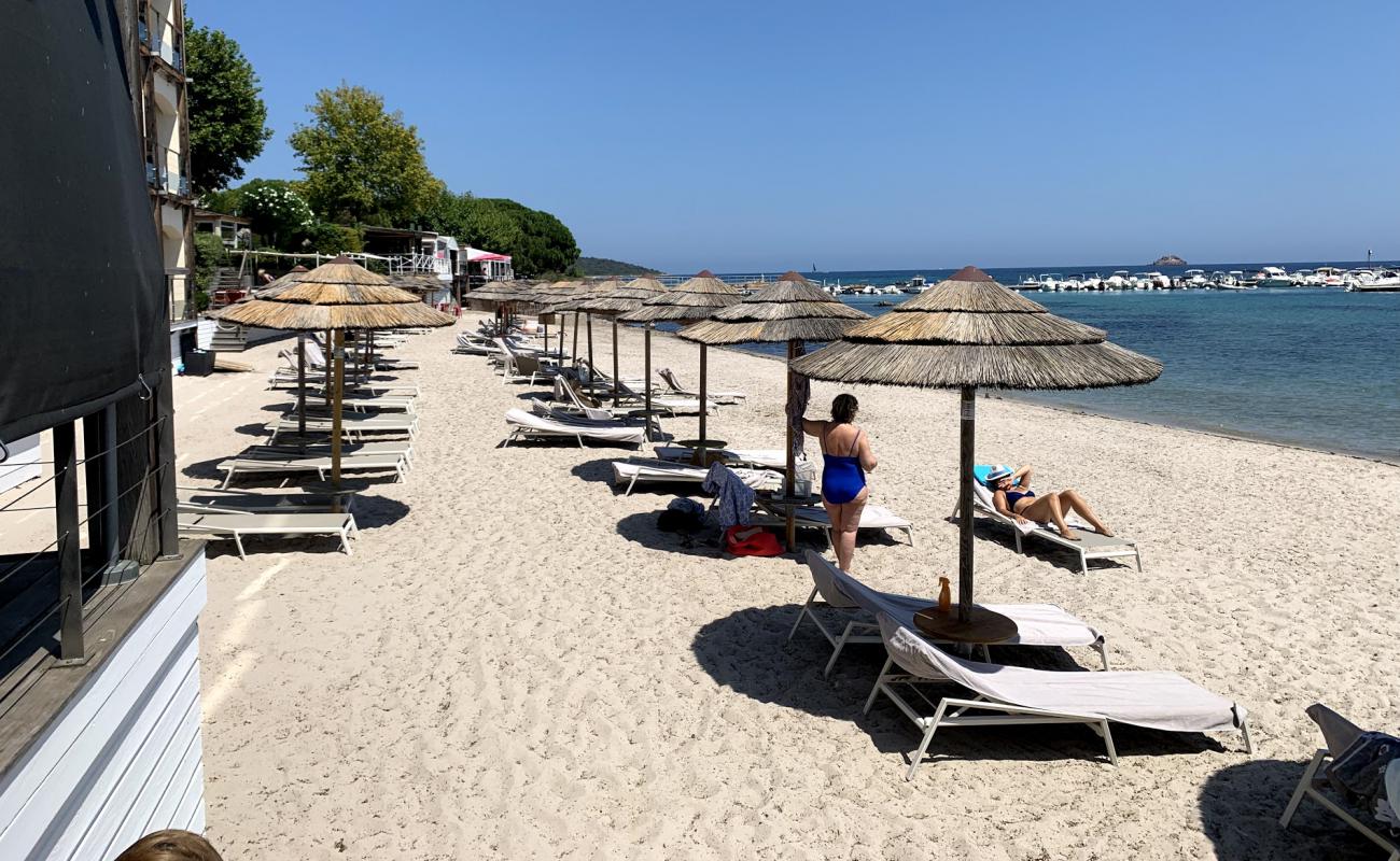 Photo of Pinarello beach with bright fine sand surface