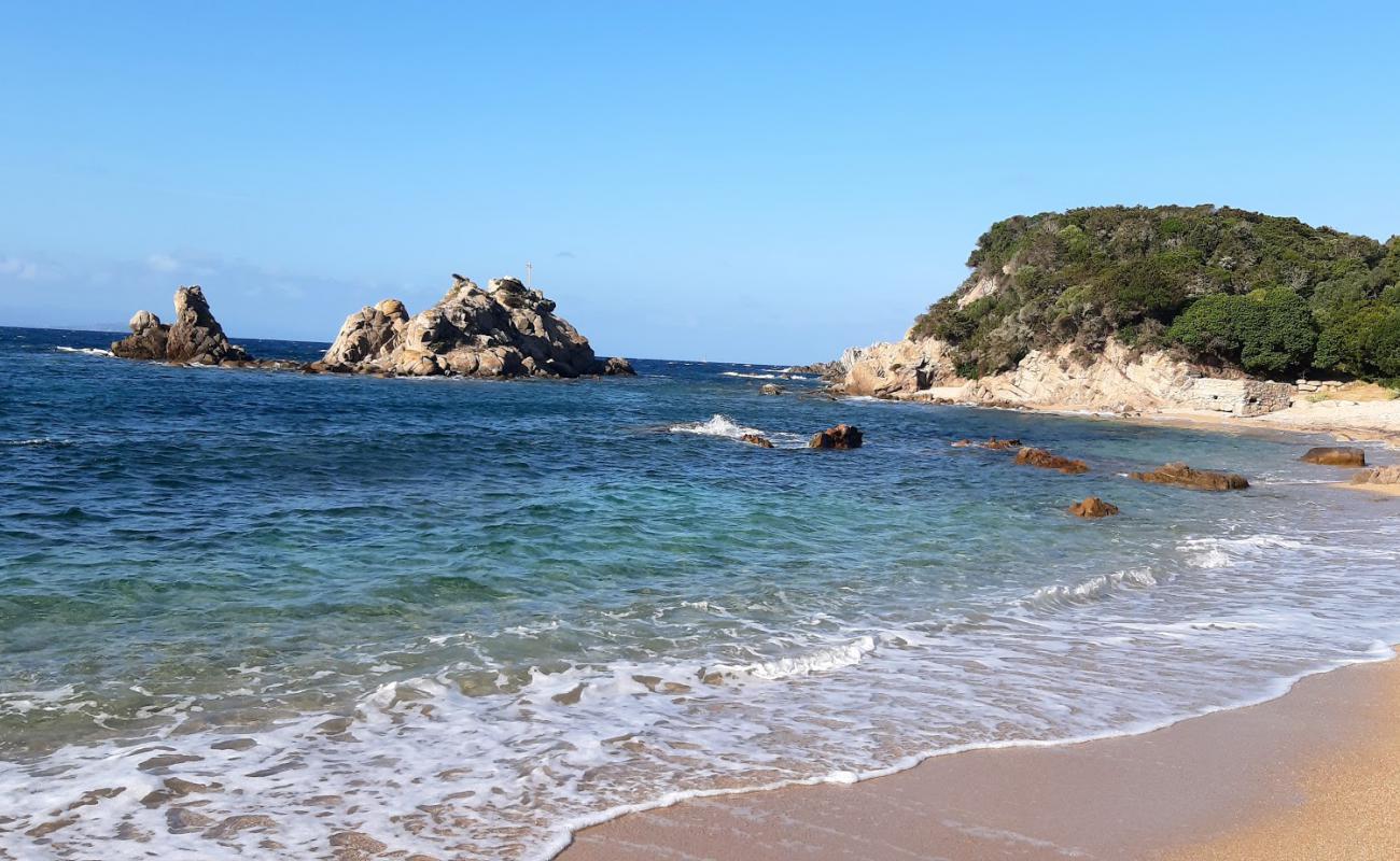 Photo of Plage de Cala Sciumara with bright sand surface