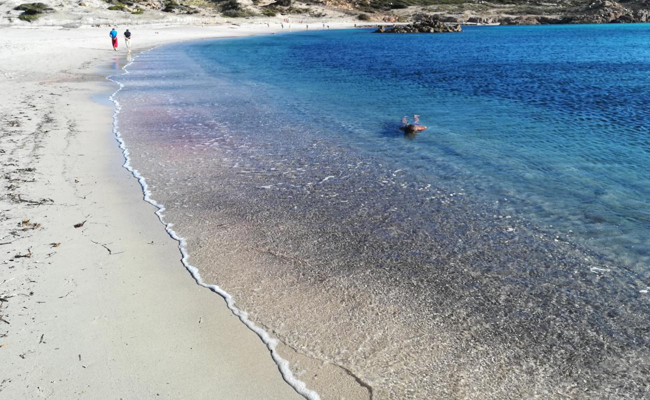 Photo of Cala Stagnolu with bright sand surface