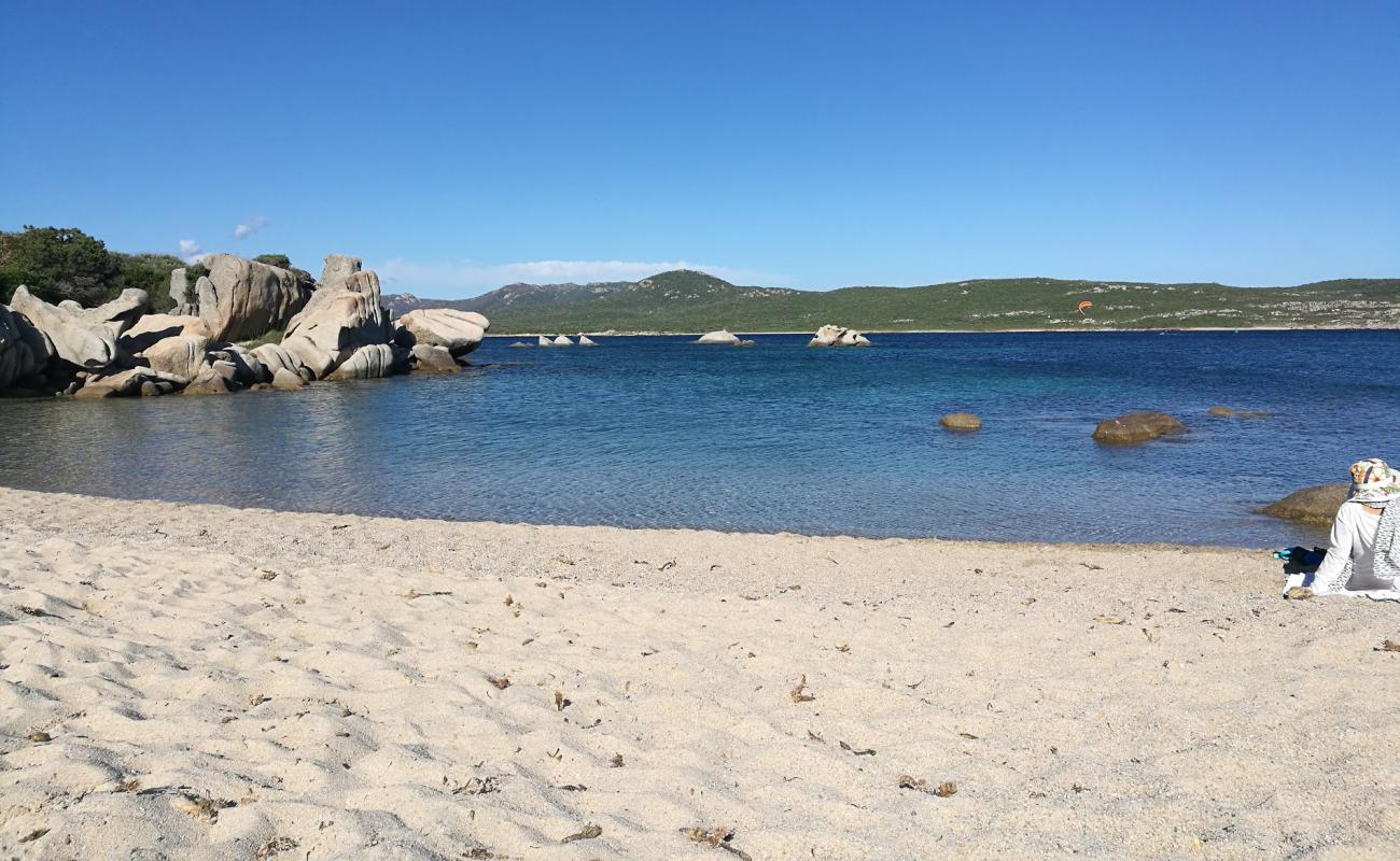 Photo of Pianottoli-Caldarello with bright sand & rocks surface