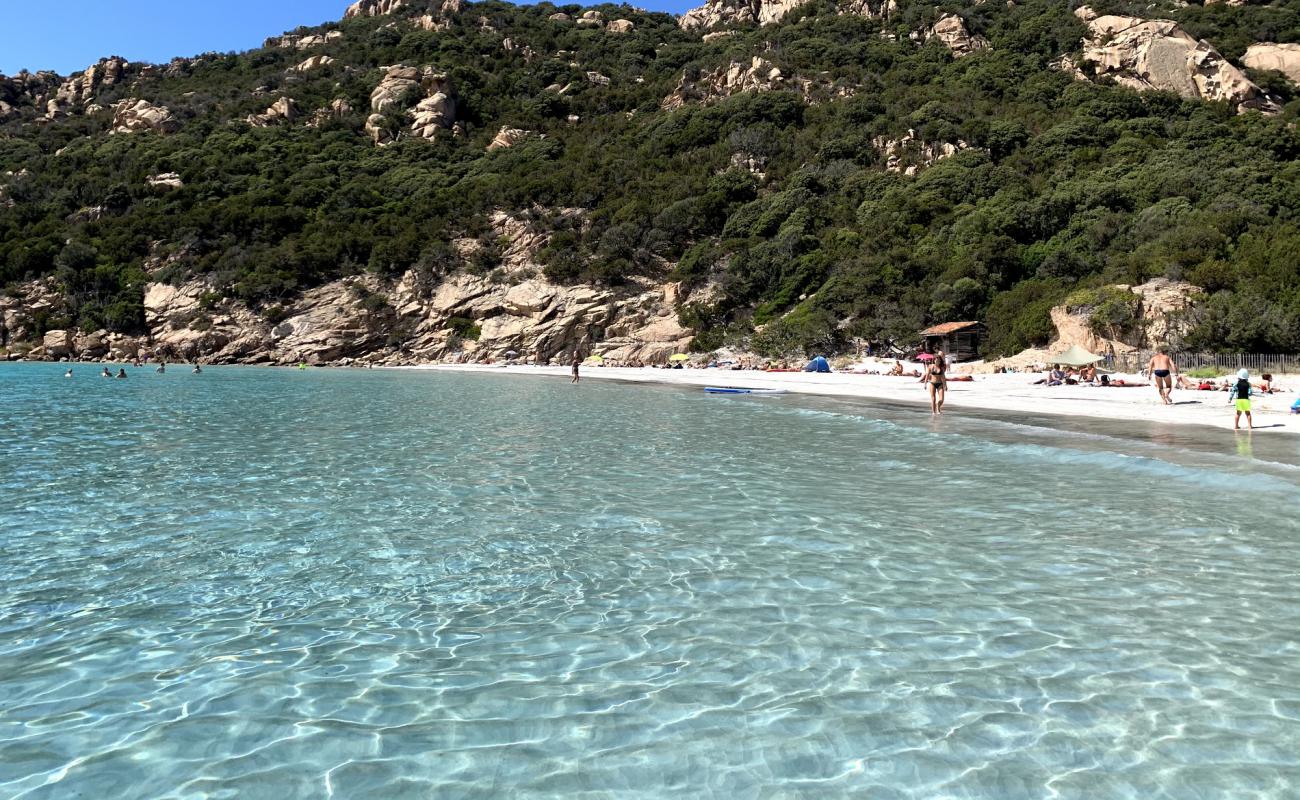 Photo of Roccapina Beach with bright sand surface